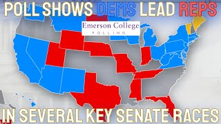 New 2024 Senate Poll Shows Democrats running ahead of Republicans in several key senate races [upl. by Mayhs445]