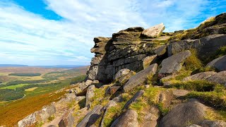 Stanage Edge 35th Best British Walk English Countryside 4K [upl. by Cathlene657]