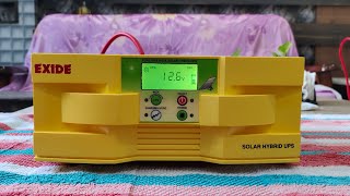 Exide Campany Solar Inverter 1100 InverterUps  Full Review [upl. by Stearn]