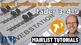 mAirList  layout tweaken in de configuratie [upl. by Atoiyanap]