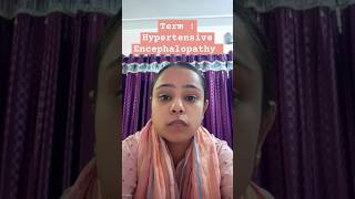 Hypertensive Encephalopathy l Neurological l Physiotherapy ll Harshika Gupta harshikagupta2059 [upl. by Sinnelg667]