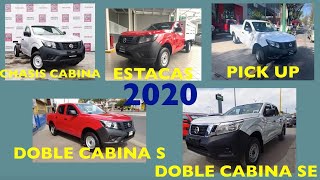 NISSAN NP300 2020 CHASIS ESTACAS PICK UP Y DOBLE CABINA S Y SE ANÁLISIS INTERIOR Y EXTERIOR [upl. by Sonaj]