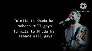 Saanson ko  lyrics  arijit singh  zid [upl. by Alilak]