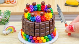 Tasty Rainbow Cake Dessert  1000 Satisfying Miniature Rainbow Cake Decorating Ideas [upl. by Ajnos]