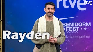 RAYDEN presenta CALLE DE LA LLORERÍA  Benidorm Fest  Eurovisión 2022 [upl. by Garfinkel]