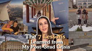 How to AVOID a PostGrad Crisis and Graduate with CONFIDENCE Key Takeaways from my PostGrad Crisis [upl. by Ware168]