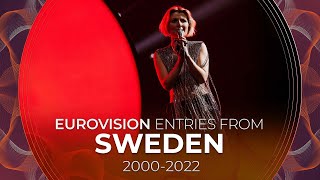 Sweden in Eurovision 20002022  RECAP [upl. by Nosirb]