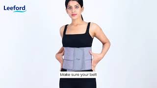 How to use and Get the Perfect Waist Shape with the Tummy Trimmer Belt [upl. by Laundes217]