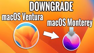 Hacer DOWNGRADE De MacOS Ventura a MacOS Monterey ✅ Fácilmente amp Paso a Paso [upl. by Eugilegna838]