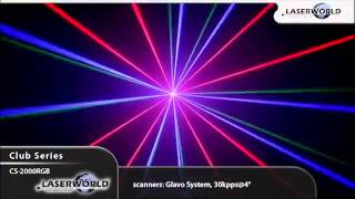 Laserworld CS1000RGB amp CS2000RGB Scanning ILDA Lasers  AstoundedDotCom [upl. by Ahsinik]