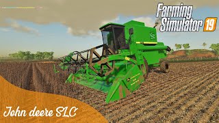 JOHN DEERE SLC 1175 NA COLHEITA DA SAFRA DE SOJA  Farming Simulator 19  Logitech G27 [upl. by Fitz]