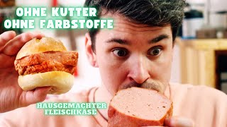 Leberkäse und Fleischkäse Zuhause selber machen  Ohne Kutter oder Farbstoffe [upl. by Fowler]