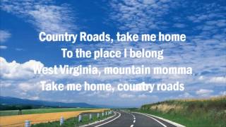 John Denver ♥ Take Me Home Country Roads The Ultimate Collection with Lyrics [upl. by Nahtnhoj]