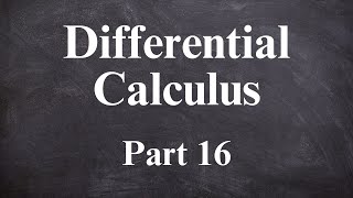 Differential Calculus Part 16  IIT JAM  CSIR NET  TIFR  GATE  ISI  NBHM [upl. by Eenahc]