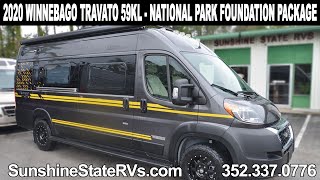 New 2020 Winnebago Travato 59KL Class B RV  National Park Foundation Package [upl. by Ahl318]