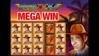 Book Of Ra Classic Mega Big Win  Novomatic Online Slot [upl. by Acilef]