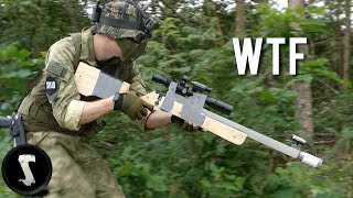 Guy Brings Homemade Airsoft Gun and Destroys Everyone [upl. by Cathleen112]