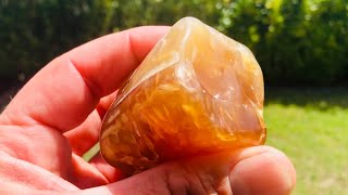 Tumbling My Biggest Carnelian • Chasing Chalcedony 33 [upl. by Luapnaej614]