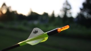 How to Fletch Arrows  How to Wrap Arrows [upl. by Refenej]