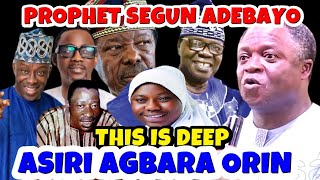 PROPHET SEGUN ADEBAYO REVELATIONS ON MUSICIANS PASUMA EBENEZER OBEY OBESERE ADEWALE AYUBA [upl. by Atikihs]