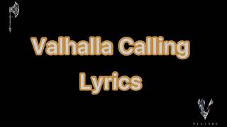 Valhalla Calling  Lyrics [upl. by Kerry982]