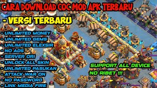 DOWNLOAD COC MOD APK TERBARU 2024‼️ UNLIMITED MONEY GEMS amp PASUKAN NO PASSWORD [upl. by Gnouhc633]