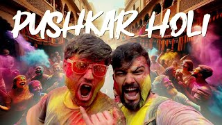 Craziest Party Ever  A Day In Pushkar  Pushkar Holi Festival 2024 [upl. by Godrich294]