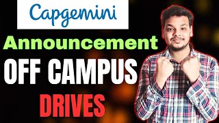 Capgemini Superset Mass Hiring  OFF Campus Drives For 2025  2024  2023 Batch Hiring  Freshers [upl. by Embry]