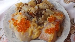 Мультиварка Морской язык с картошкой рецепт рыба с картофелем в мультиварке [upl. by Madian]