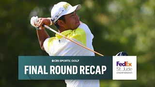 Hideki Matsuyama 17 wins FedEx St Jude Championship  CBS Sports [upl. by Hewes503]