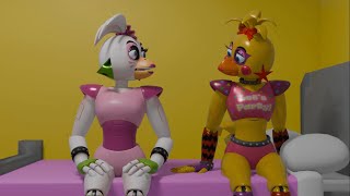 Glamrock Chica x glamrock Toy chica  stay with me [upl. by Alded]