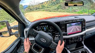 2023 Ford F250 Super Duty  POV Test Drive Binaural Audio [upl. by Melesa473]