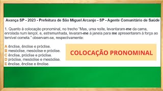 💡COLOCAÇÃO PRONOMINAL PRÓCLISE MESÓCLISE E ÊNCLISE [upl. by Odrarej]