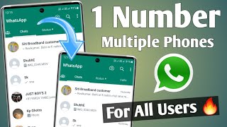 How to use one whatsapp in two phones  how to use whatsapp in two phones with one number [upl. by Nuahsyar140]