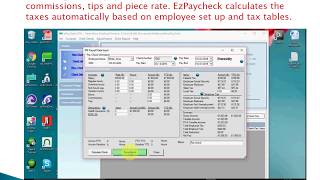 Small Business Payroll  How to Generate and Print Paychecks In Minutes [upl. by Lole77]