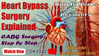 How They Replace Your Heart Vessels Coronary Artery Bypass Surgery Explained [upl. by Rockafellow]