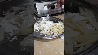 Making a french fries 🍟 😋 🤪 youtubeshorts food madhav cooking [upl. by Milinda195]