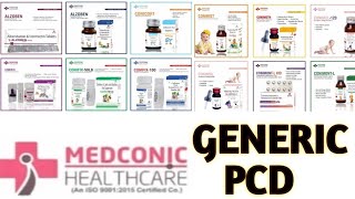 GENERIC PCD MEDCONIC HEALTHCARE BRANDS MEDICINE IN INDIAN MARKET monopoly medicine generic [upl. by Nylirac127]