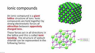 AQA GCSE Chemistry 91 Topic 2 Bonding structure and states of matter [upl. by Ajidahk497]