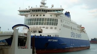 Boarding and disembarking DFDS SEAWAYS Duinkerken  Dover [upl. by Lehsar]