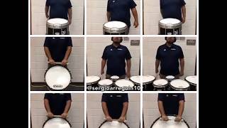 Drumline Cadence  quotConcussionquot  Acapella App [upl. by Molli]