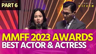 MMFF 2023 Awards Night  Best Actor and Best Actress winner [upl. by Auhsuj]