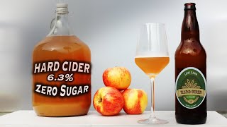 Sparkling HARD CIDER  2 ingredients  Low Carb and High Alcohol  supported by NewAir fridges [upl. by Notlaw913]