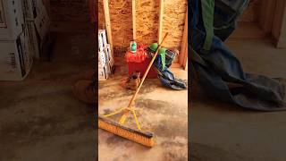 My broom has a mind of its own…😅👀 construction funny country [upl. by Akvir]