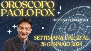 Oroscopo Settimanale Guida Celeste con Paolo Fox 2228 Gennaio 2024 [upl. by Ahsimac381]