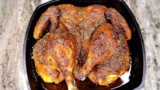 Best Ever Oven Baked Chicken How To Bake A Whole Chicken Easy [upl. by Gayelord]