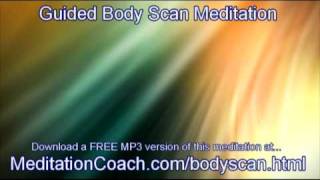 10 Minute Guided Body Scan Meditation from The Meditation Coach [upl. by Nwahsyt]