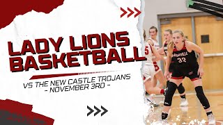 RCHS Lady Lions Basketball vs New Castle Trojans  November 3rd 2023 [upl. by Dituri84]