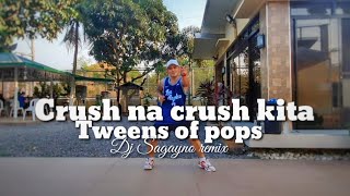 Easy on me  Crush na crush kita  Tweens of Pops  tiktok hits  Dj Sagayno remix Dance fitness [upl. by Emmeram]