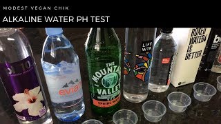 Alkaline Water pH Test on 12 Different Waters [upl. by Zumwalt]